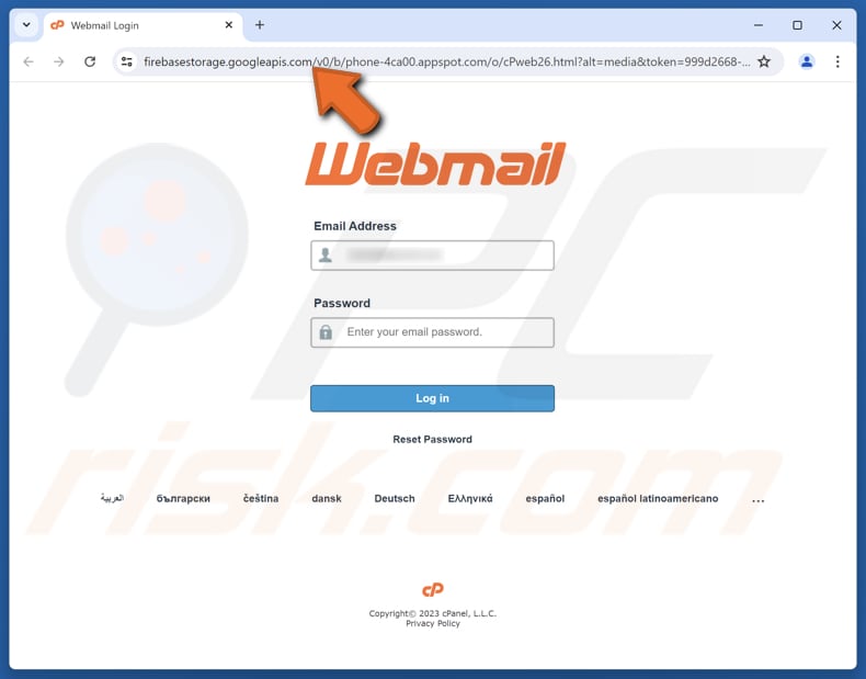 WordPress Email Address Verification Oplichting nep website
