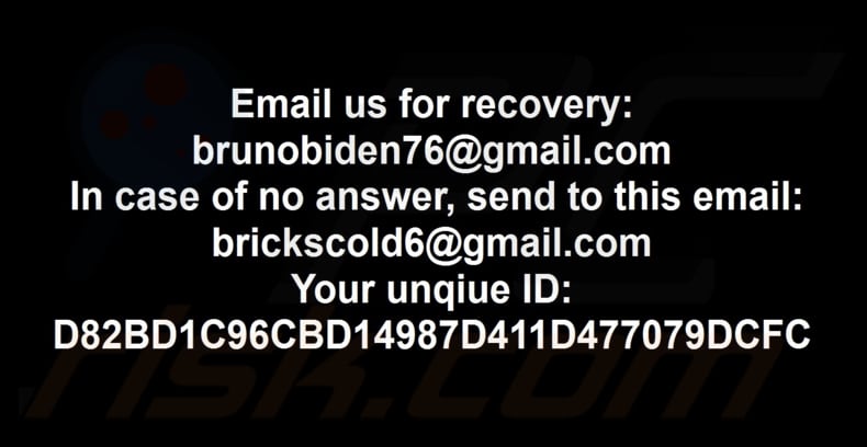 Bricks ransomware behang