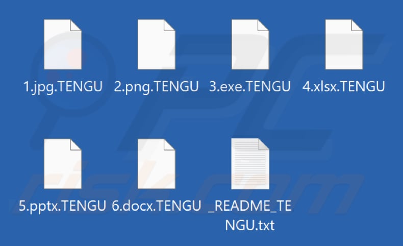 Bestanden versleuteld door Black TENGU ransomware (.TENGU extensie)