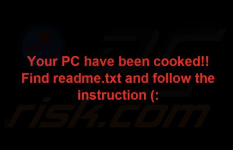 Cooked ransomware achtergrond