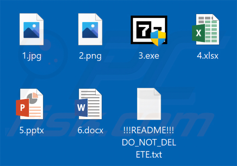 Bestanden versleuteld door Aur0ra ransomware (geen extensie toegevoegd)