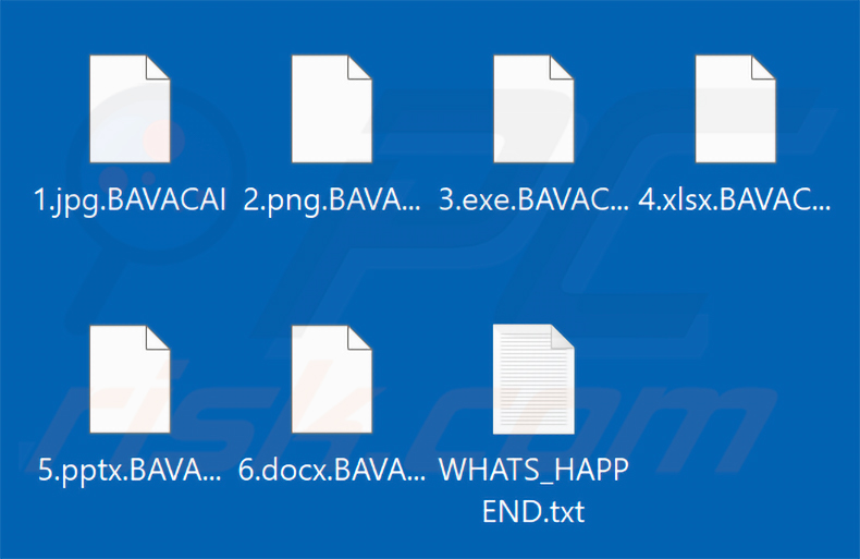 Bestanden versleuteld door BAVACAI ransomware (.BAVACAI extensie)