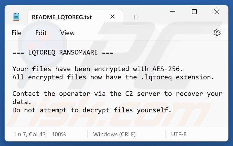 LQTOREQ ransomware tekstbestand (README_LQTOREG.txt)