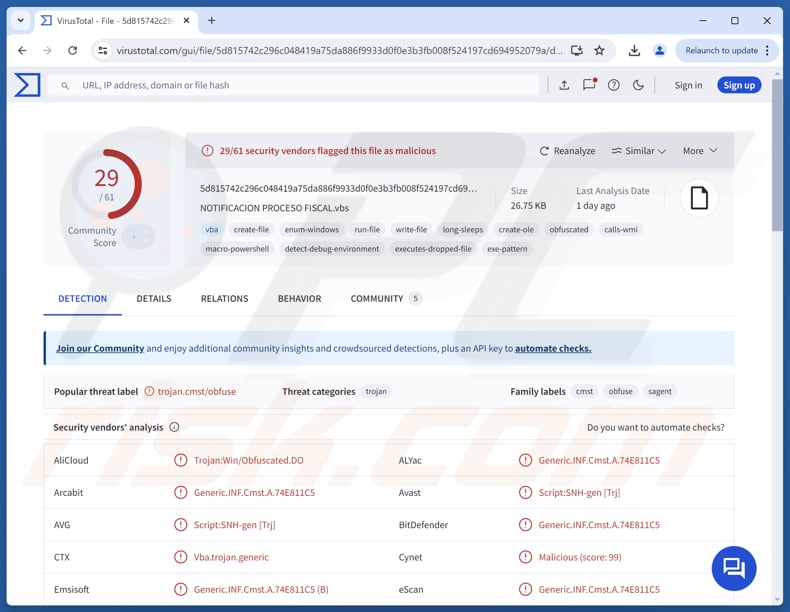 NexusRAT malware