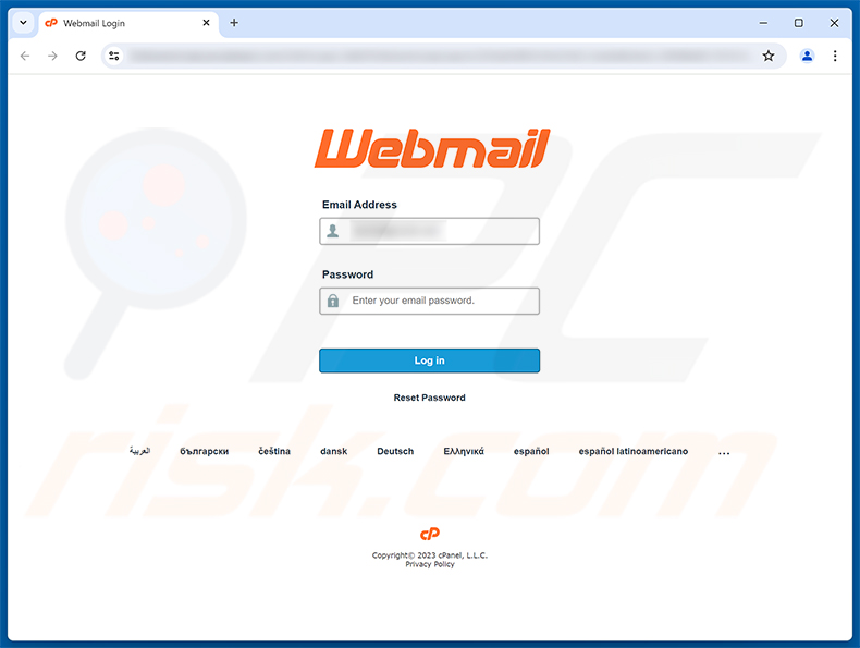 Account Maintenance Notification phishingpagina