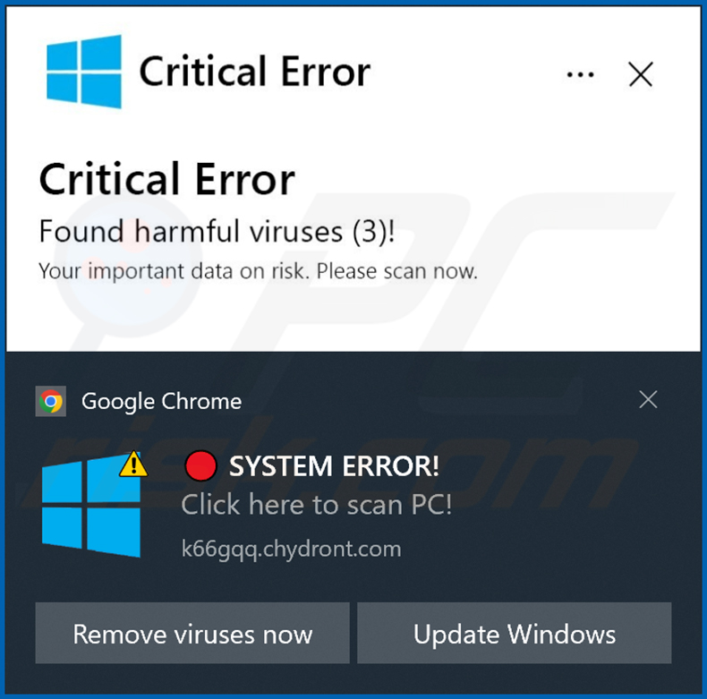chydront[.]com notificatie