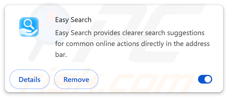Easy Search browserkaper