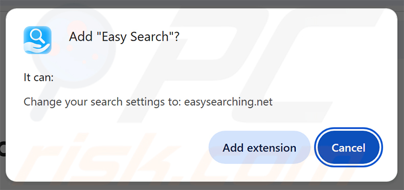 Easy Search browserkaper machtigingen