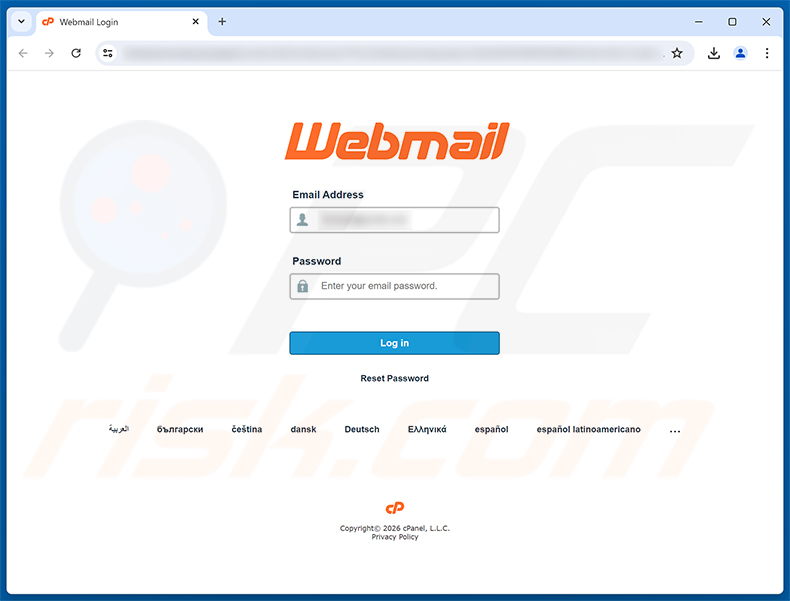 Forwarding Rule Added e-mailfraude phishing-pagina