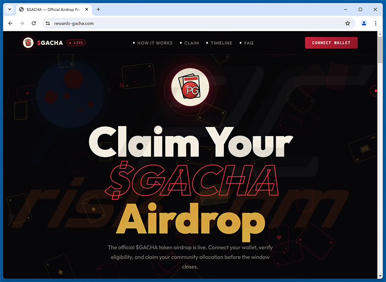 PowerGacha ($GACHA) Airdrop fraude