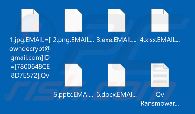 Bestanden versleuteld door Qv ransomware (.Qv extensie)