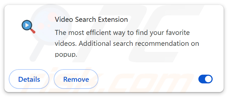 Video Search Extension (myvideolibrary.info) browserkaper