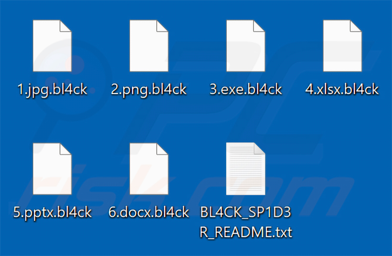 Bestanden versleuteld door BL4CK SP1D3R ransomware (.bl4ck-extensie)