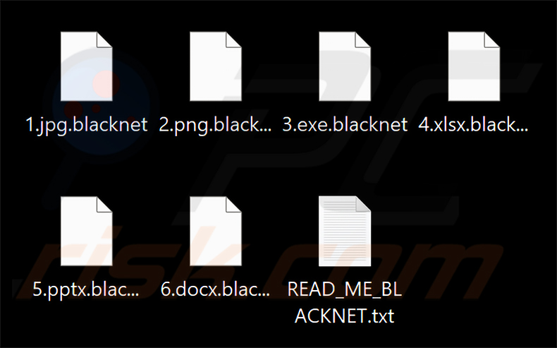 Bestanden versleuteld door BLACKNET ransomware (.blacknet-extensie)