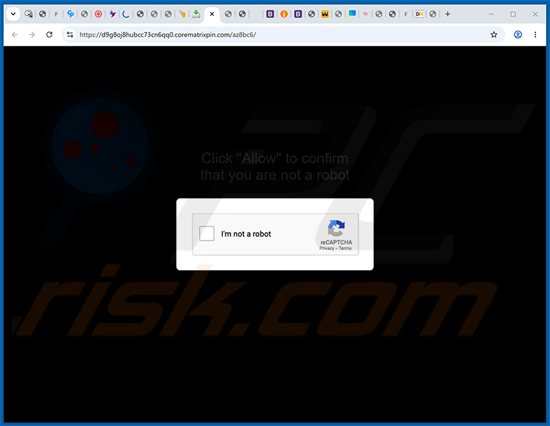 corematrixpin[.]com advertenties