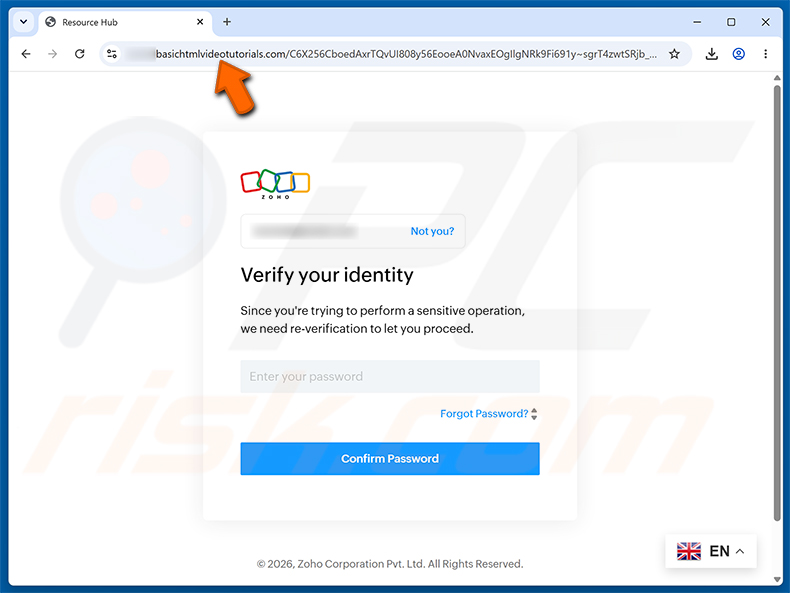 Email Account Requires Re-Verification Scam phishing-pagina