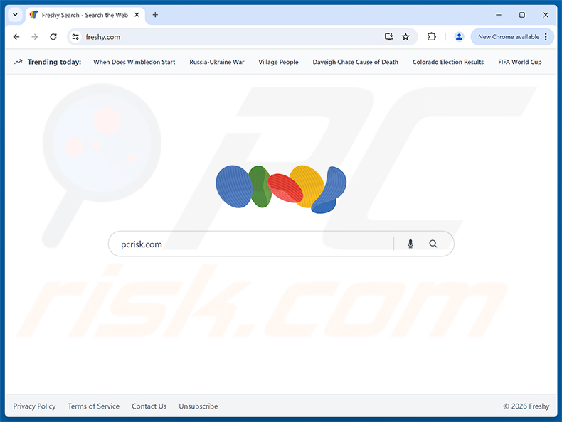 Freshy Search (freshy.com) browserkaper