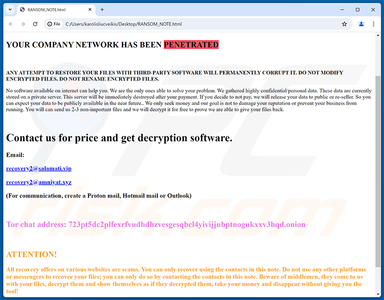 InterServer ransomware losgeldbrief (RANSOM_NOTE.html)
