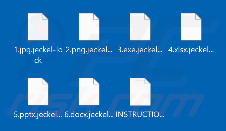 Bestanden versleuteld door Jeckel ransomware (.jeckel-lock extensie)