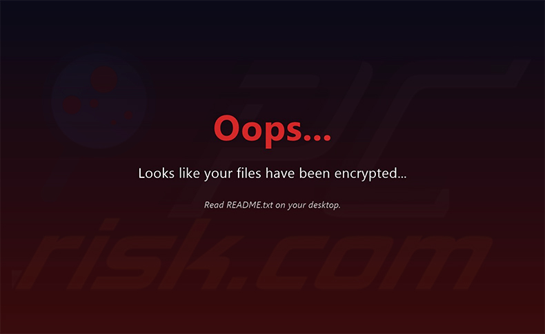 NoMatter ransomware bureaubladachtergrond
