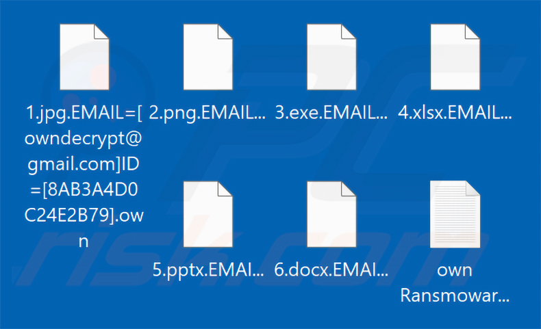 Bestanden versleuteld door Own Ransomware ransomware (.own extensie)