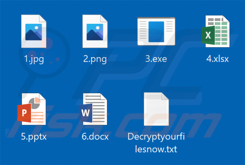 Bestanden versleuteld door TuakTOX-ransomware (geen extensie toegevoegd)
