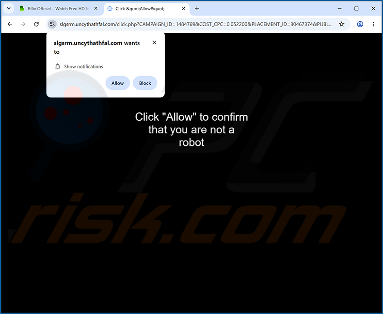 uncythathfal[.]com advertenties