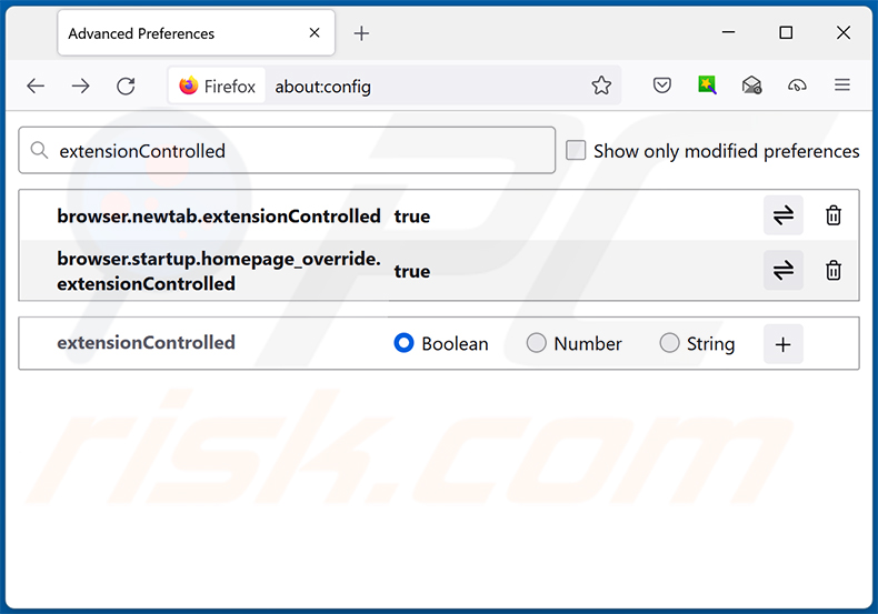 Verwijderen van astridresearch.com uit de standaardzoekmachine van Mozilla Firefox