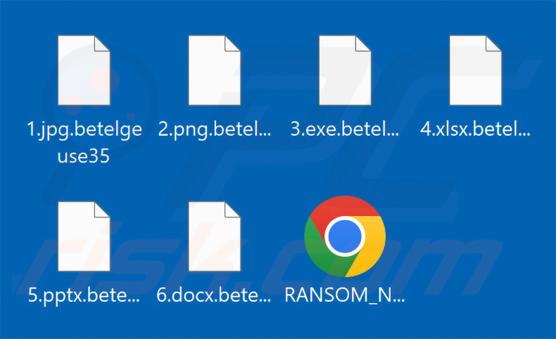 Bestanden versleuteld door Betelgeuse-ransomware (.betelgeuse-extensie)
