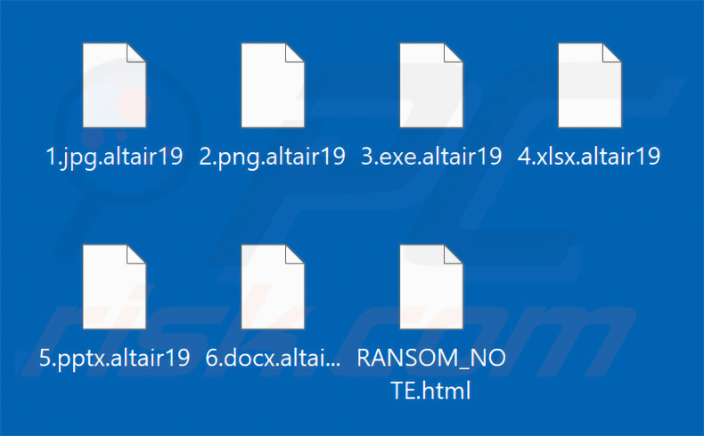Bestanden versleuteld door Altair Ransomware (.altair19-extensie)