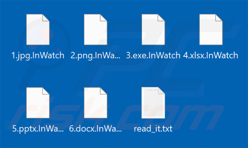 Bestanden versleuteld door InWatch ransomware (.InWatch-extensie)