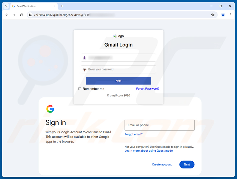 NetZero Email Update Scam phishingpagina