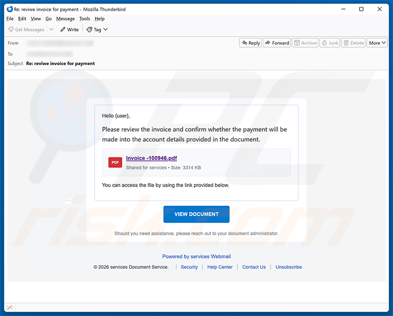 Review The Invoice And Confirm The Payment e-mailspamcampagne