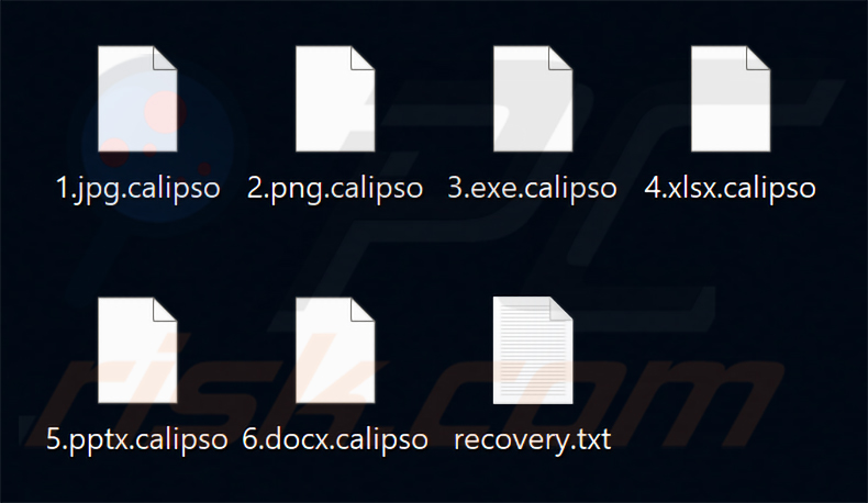 Bestanden versleuteld door Calipso ransomware (.calipso-extensie)