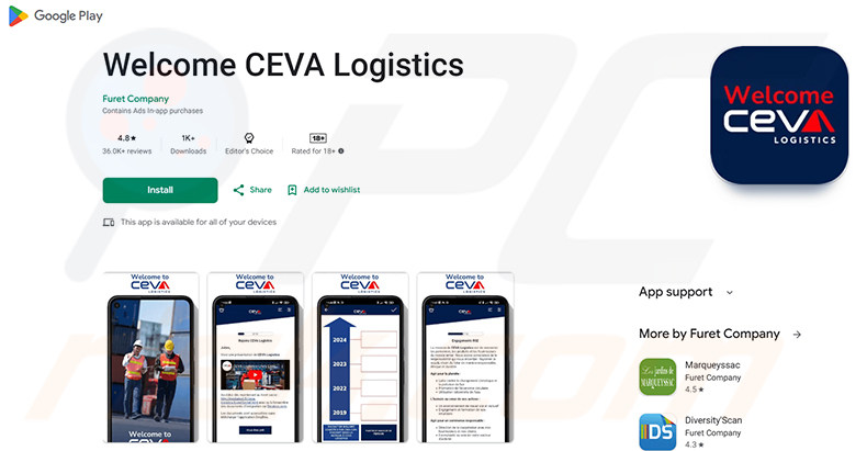 Nep-Google Play Store gebruikt om Corp MDM-spyware te verspreiden