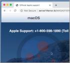 Oplichting via pop-up "Warning: Your MacOS Has Expired"