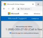 Oplichting via een pop-up "Windows Error Code: WIN.DLL0151930"