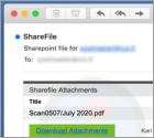 Oplichting via een SharePoint e-mail