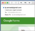Oplichting met een Google Forms e-mail