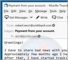 Oplichting via e-mail "I Have To Share Bad News With You"
