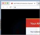 Oplichting via pop-up "Your ANTIVIRUS Subscription Has Expired"