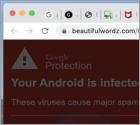 Oplichting via pop-up "Your Android Is Infected With (8) Adware Viruses!"