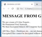 De GEHENNA LOCKER ransomware