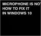Microfoon werkt niet. Hoe kunt u dit makkelijk oplossen?