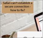 Safari kan geen beveiligde verbinding maken - Hoe te verhelpen?