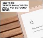 Hoe te repareren "Server DNS address could not be found" Fout