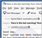 Your System Has Been Hacked With A Trojan Virus Email Scam