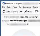 Your Password Has Been Changed Email Scam