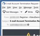Account Termination Request Email Scam